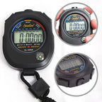 Digital Sports Stopwatch Timer with Large Display Date Time Alarm Function for Coaches Multi-Function Tool