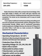 SMSAN 12V Linear Actuator 4500N 450mm Stroke Linear Drive Electric Motor For automated customization