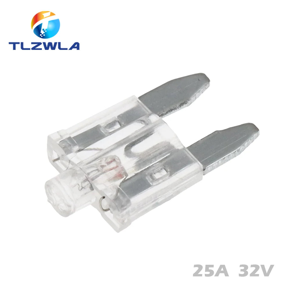 10PCS Small With Light With Fusing Indication Automobile Plug-in Fuse Small Sharp Foot Fuse For Automobile 5A ~ 40A