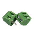 50pcs 3.5mm/0.14" 3.81mm/0.15in Pitch 2P 3P 128-3.5 300V/10A 24-12AWG Spliceable PCB Connector Screw Wire Terminal Block