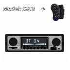 Bluetooth Vintage Car FM Radio MP3 Player USB Classic Stereo Audio Receiver AUX