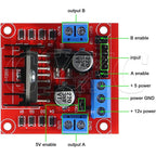 L298N DC Motor Driver Module L298N Stepper Motor Smart Car Robot Breadboard Peltier High Power L298 DC Motor Driver for Arduino