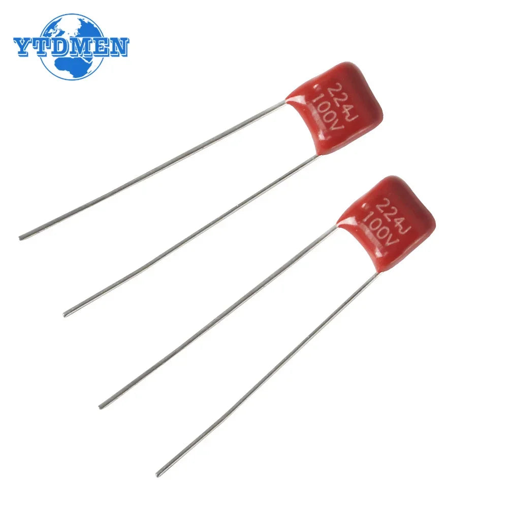 20PCS 100V CBB Polypropylene Film Capacitor 104 223 103 393 473 333 154 224 334 474 10nF  22nF 33nF 39nF 47nF 100nF 220nF 470nF
