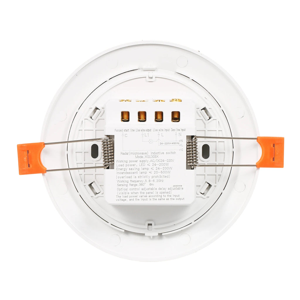 Microwave Radar Sensor Microwave Ceiling Motion Sensor 360 Degree Sensor Switch Motion Detector for Commercial or Residential