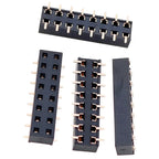 20pcs 2.54mm PH3.5 2x3P/5P/10P-40P Double Row Short Low Profile SMD Surface Mount Male Female PCB Pin Header Socket Connector