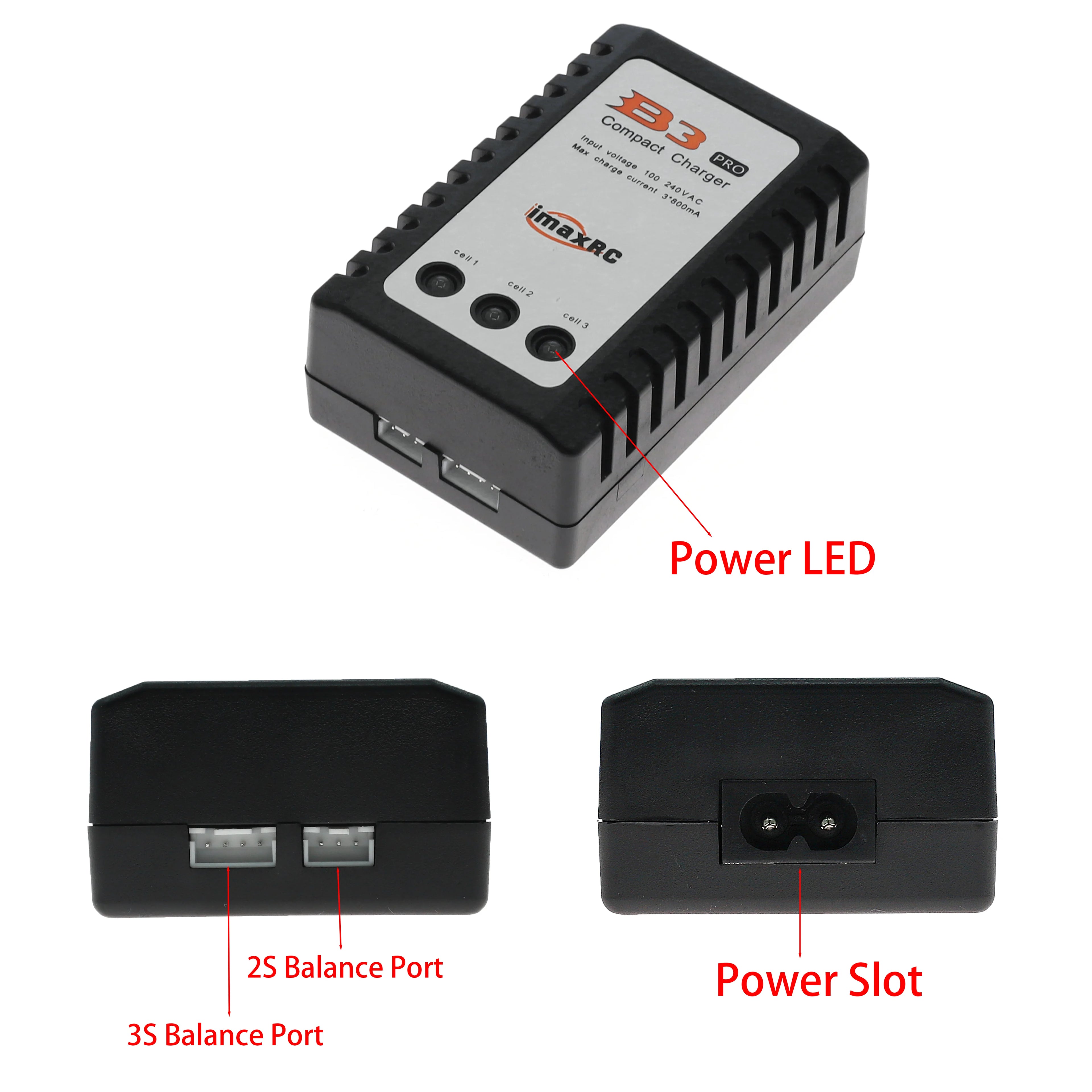 IMAX B3 Pro LiPo Charger 2S 3S 7.4V 11.1V for RC Drone AEG Airsoft Battery Fast Balance Charging