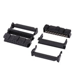 FC 6/8/10/12/14/16/18/20/24/26/30/34/40/50/60/64Pin 2.54mm Pitch Female IDC Socket Connector Ribbon Cable DC3 Header Male Socket