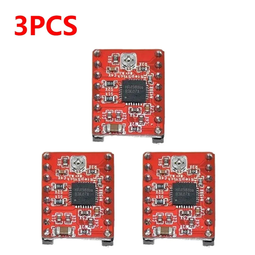 A4988 DRV8825 Stepper Motor Drive Module with Heat Sink Motor Driver Control Extension Shield Module for Ramps 1.4 StepStick
