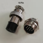 1 Set GX20 15x43mm 19mm M19 2 3 4 5 6 7 8 9 10 12 Pin Male Female Docking Aviation Plug Waterproof Circular GX Aviator Connector