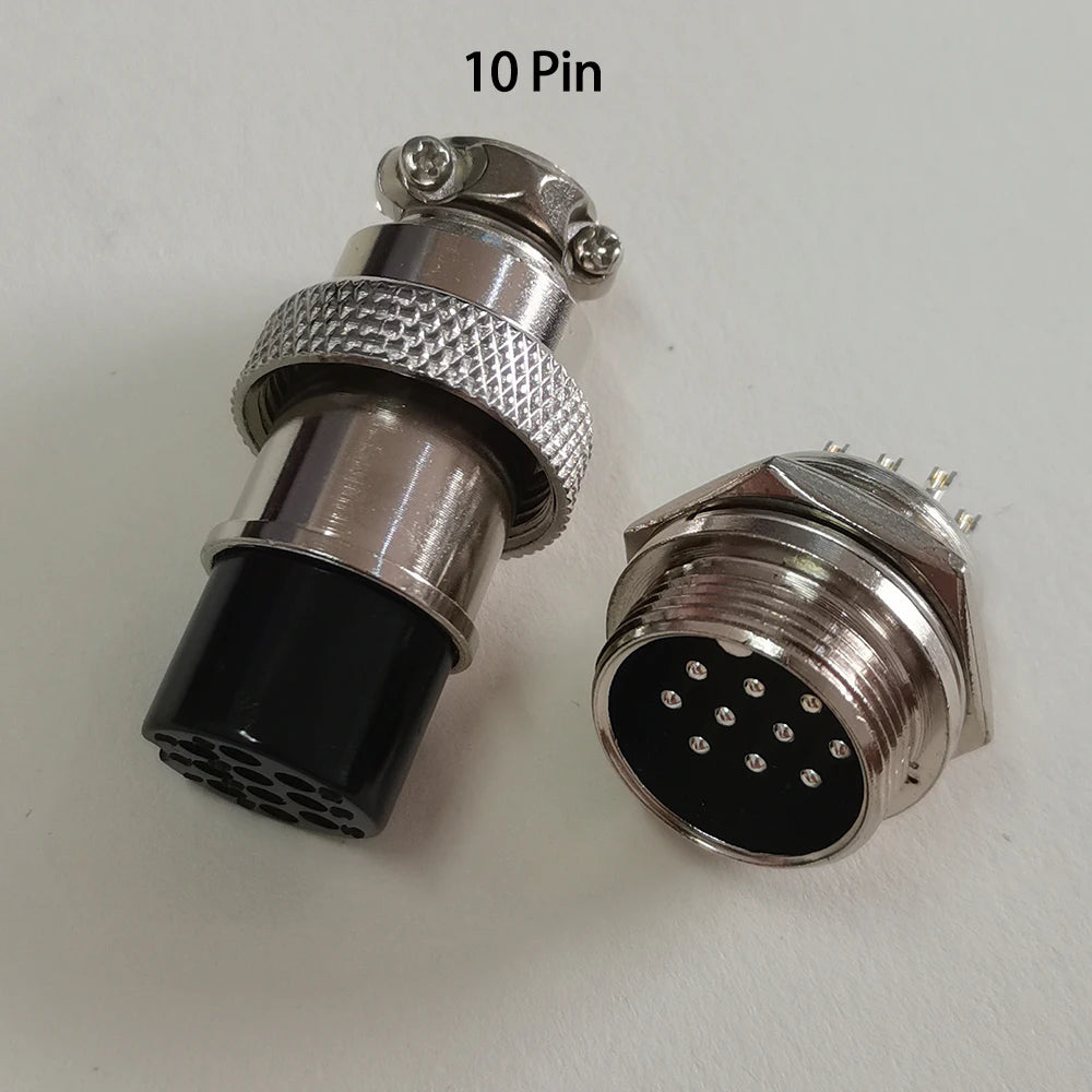 1 Set GX20 15x43mm 19mm M19 2 3 4 5 6 7 8 9 10 12 Pin Male Female Docking Aviation Plug Waterproof Circular GX Aviator Connector