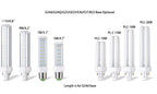 1pc G24d 2P GX24Q 4P 7W 9W 11W 2U CFL PLC 13W 18W 26W LED Replacement Horizontal Retrofit PL Plug Lamp,Ballast Removal Required