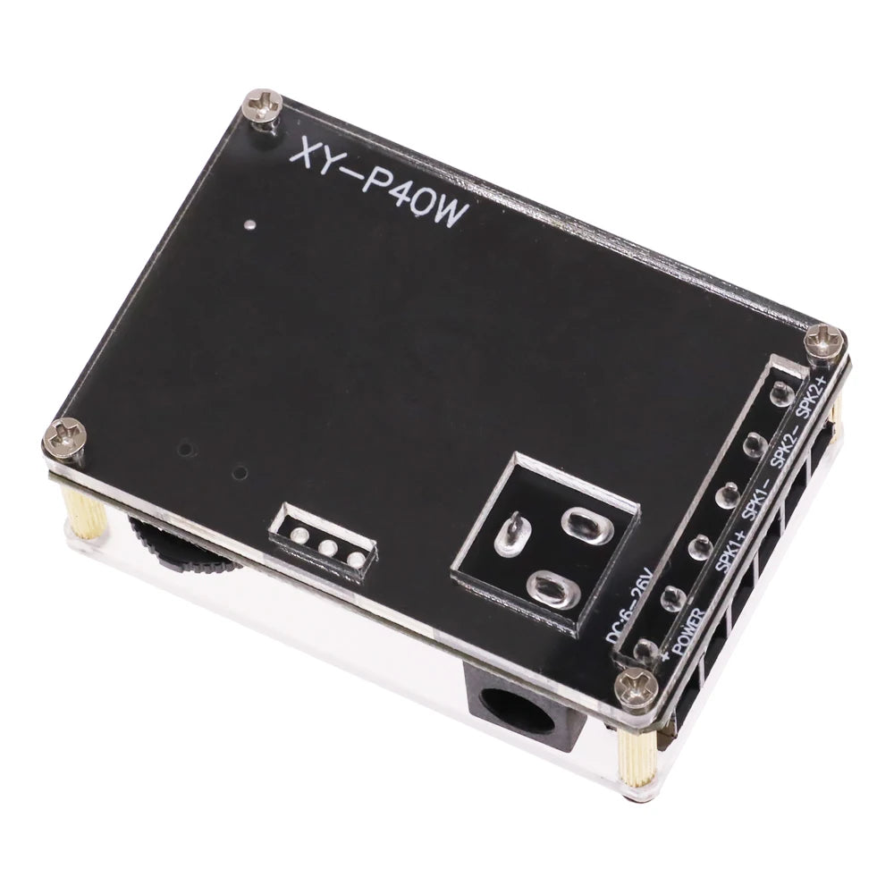 30W 40W Stereo Bluetooth Receiver Power Amplifier Dual-Channel Board 12V 24V High Power Digital Module for DIY XY-P40W