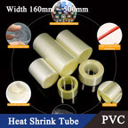 PVC Clear Heat Shrink Tube Width 160mm ~ 500mm Lithium Case Wrap Cable Sleeve 18650 Lipo Battery Pack Protection Insulated Film
