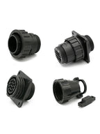 1/5/20/50 Sets TE/AMP Type 4P/9P/14Pin SMEMA Connector Aviation Plug Sheath with Tail Clamp Terminal for SMT Equipment 206043-1