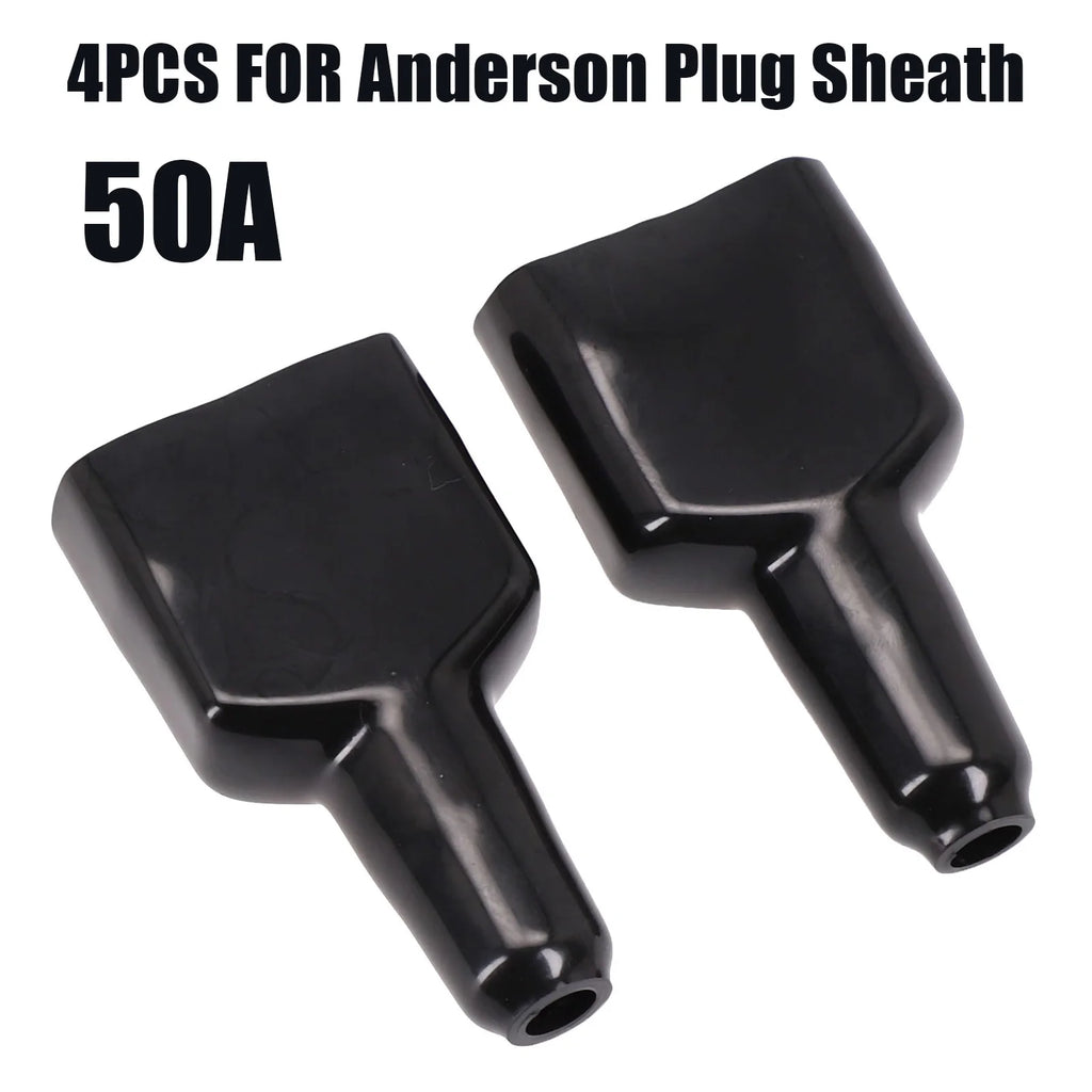 4Pcs 50A Waterproof Jacket For Anderson Plug Dustproof Cable Jacket 50 Amp For Caravan Solar Panel Refrigerator Battery Box