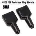 4Pcs 50A Waterproof Jacket For Anderson Plug Dustproof Cable Jacket 50 Amp For Caravan Solar Panel Refrigerator Battery Box