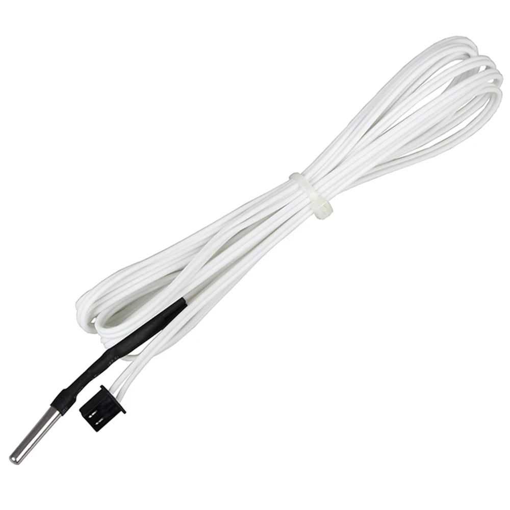 2pcs HT-NTC100K Thermistor Temperature Sensor 3D Printer Parts for High Temperature Filament 350 Degrees B3950 For1M 2M