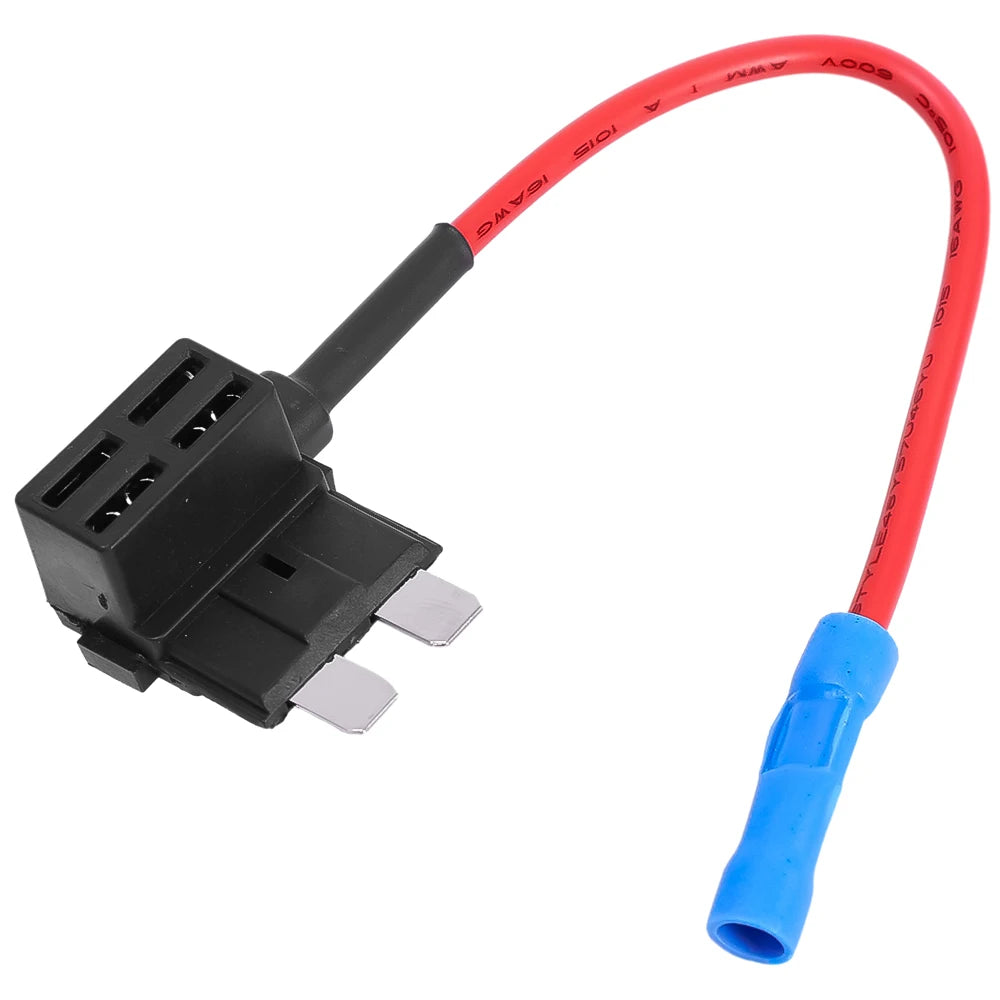 Car Mini Fuse Box Circuit Adapter ATM Blade Fuse for Car Van Motorcycle RV Boat Tractor TAP Adapter