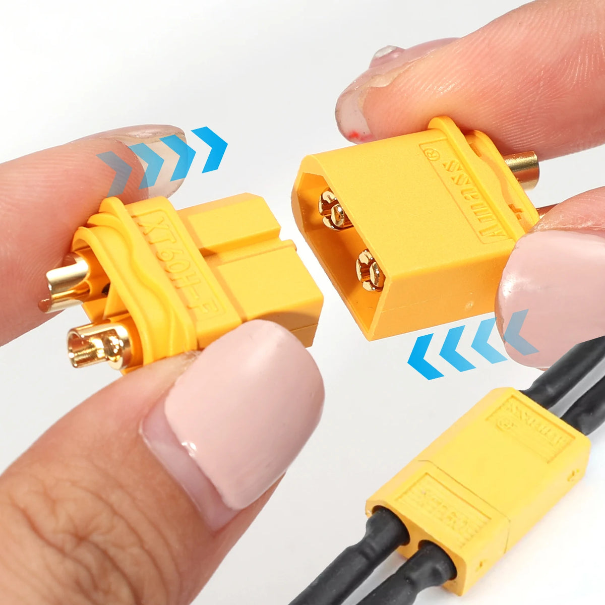 20/1PCS XT60 Battery Connector Male & Female Bullet Connector Plugs with Sheath Housing for RC Battery Motor FPV XT-60 Adapter