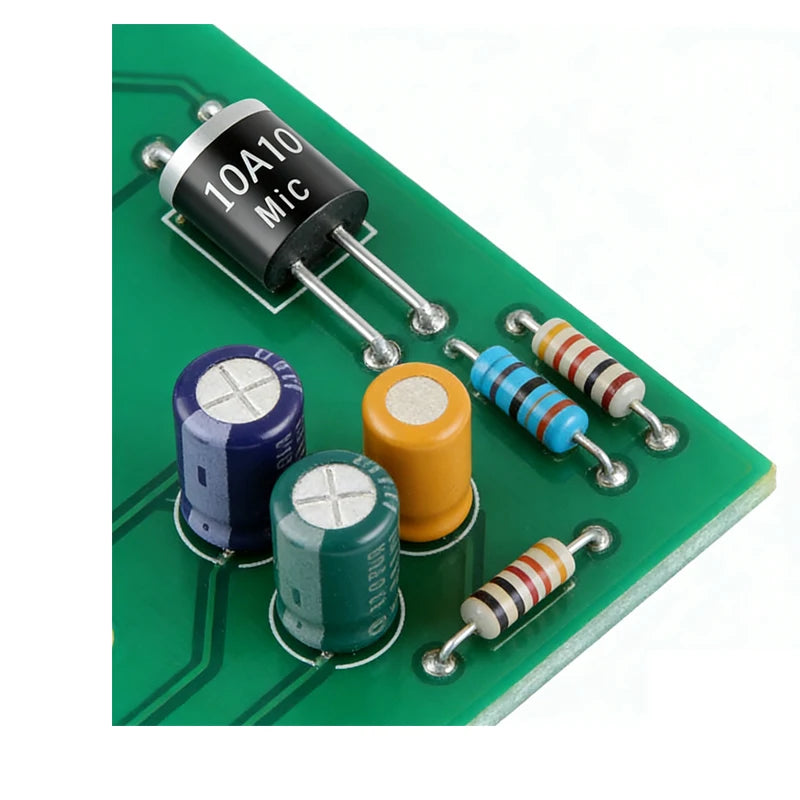 10PCS 10A10 Rectifier Diode 10A 1000V Schottky Axial Switching Doorbell Diodes 10 Amp 1000 Volt Dioden R-6 Package