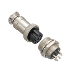 Accessories Mount Panel Aviation Plug M16 Male / Female  Cable Connector GX16