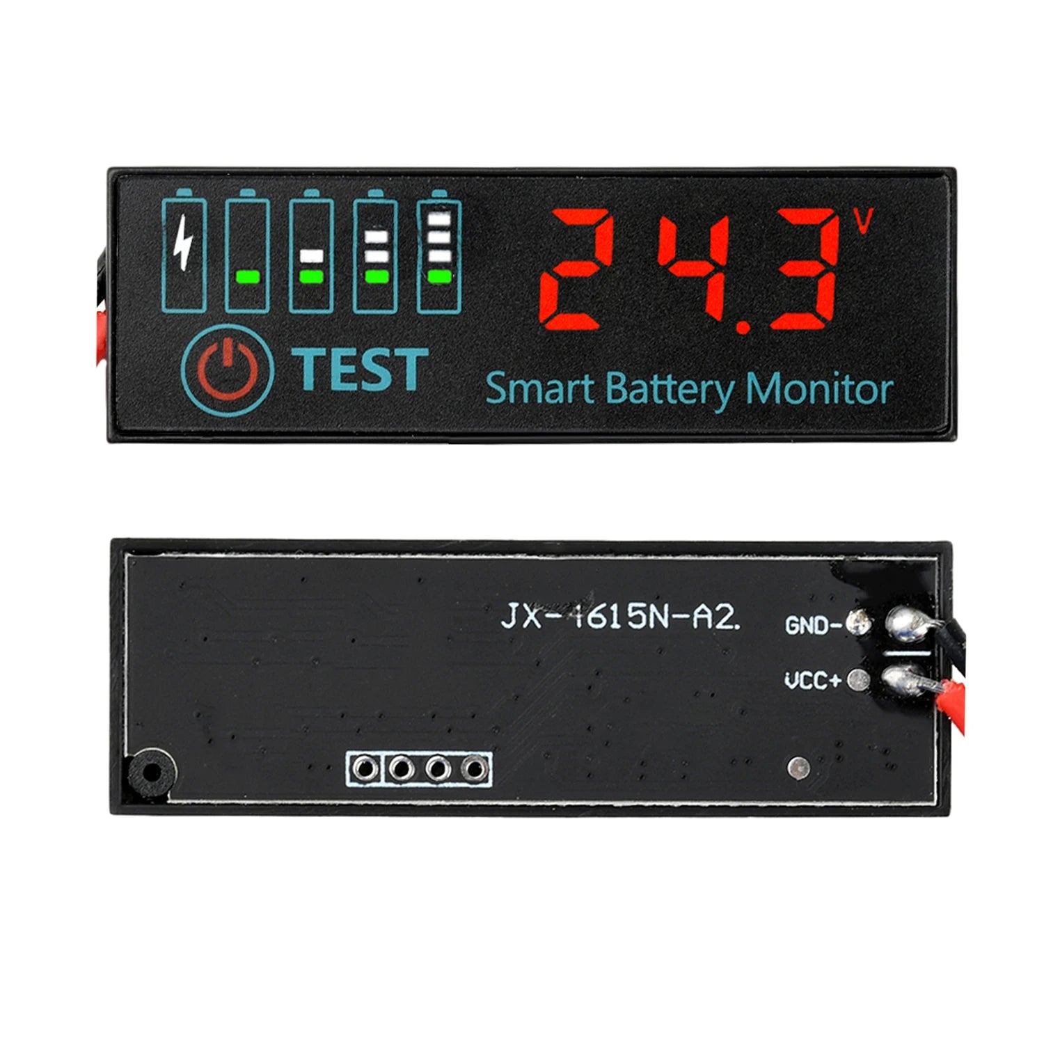 DC 7-55V 1-8S 4165 LED Indicator Voltage Charge Indicator Acid Battery Lithium Battery Universal Battery Charge Indicator Panel