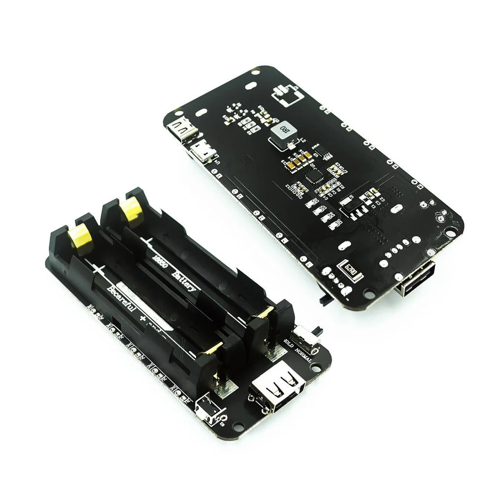 XZG Two Voltage 18650 Lithium Battery Shield V8 Mobile Power Expansion Board Module 5V/3A 3V/1A Micro USB For Arduino ESP8266