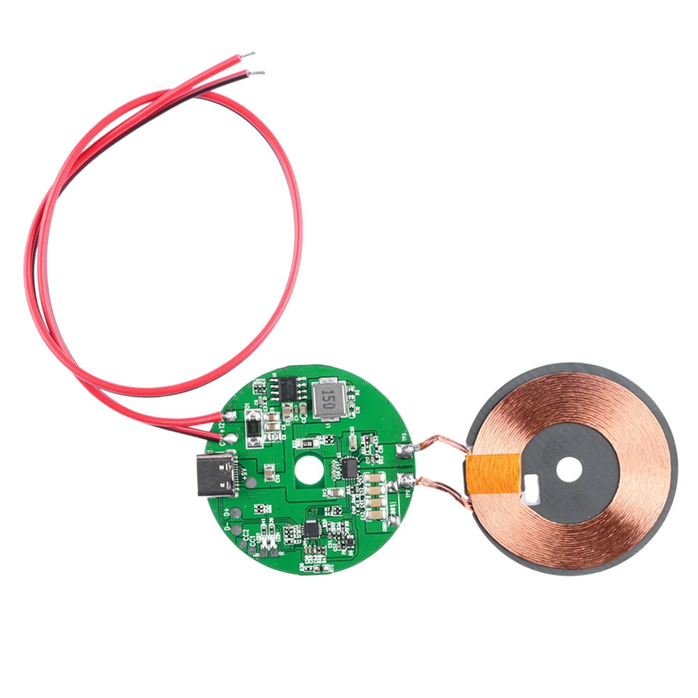 5V/9V/12V 9V-30V 20W High Power Wireless Fast Charger Transmitter Module Type-C Fast Charging Circuit Board for Mobile Phone