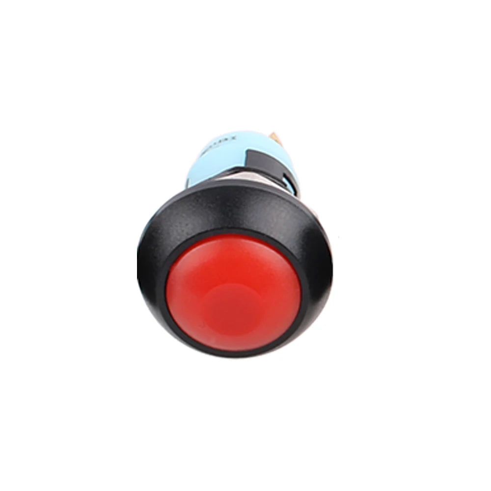 1PC PBS-33A 12mm 1NO latching Small Waterproof plastic Push Button Switch 250V 3A Round Red Green White Black Blue Yellow DS-33A