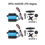 Dsservo 35kg DS3235 Pro Digital Servo Steel Gear Coreless Motor Waterproof 180/270 Degree for 1:8 1:10 1:12 RC Car Robot Crawler