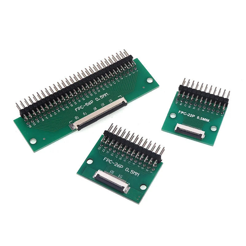1PC FFC/FPC Adapter Board 0.5mm To 2.54mm Connector Looper 6/8/10/12/20/24/26/30/34/40/50/60/80-pin Flexible Cable Adapter Board