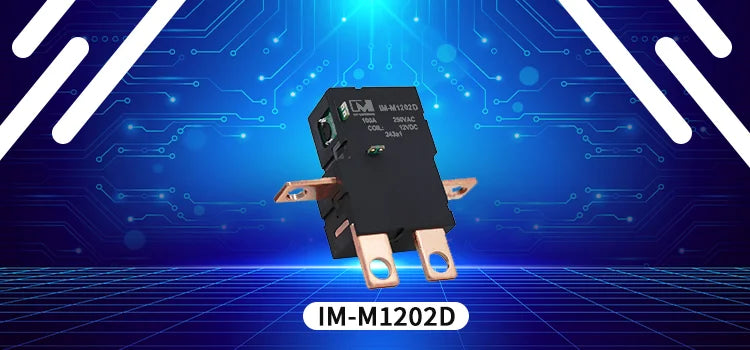 IM-M1202D IEC UC3 100A magnetic immune 500mT 2 Phase Motor Driven Latching Relay