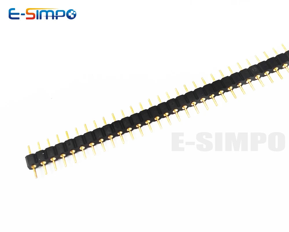10pcs 2.0mm/2.54mm Pitch 1/2x40Pin Single/Double RowCrystal IC Socket Hole Round Male Female Pin Header Connector