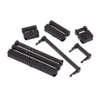 10pcs 2mm 2.0mm Pitch FC 6/8/10/12/14/16/18/20/22/24/26/30/34/40/44/50/60 Pin IDC Female Header Connector For 1mm Flat Cable