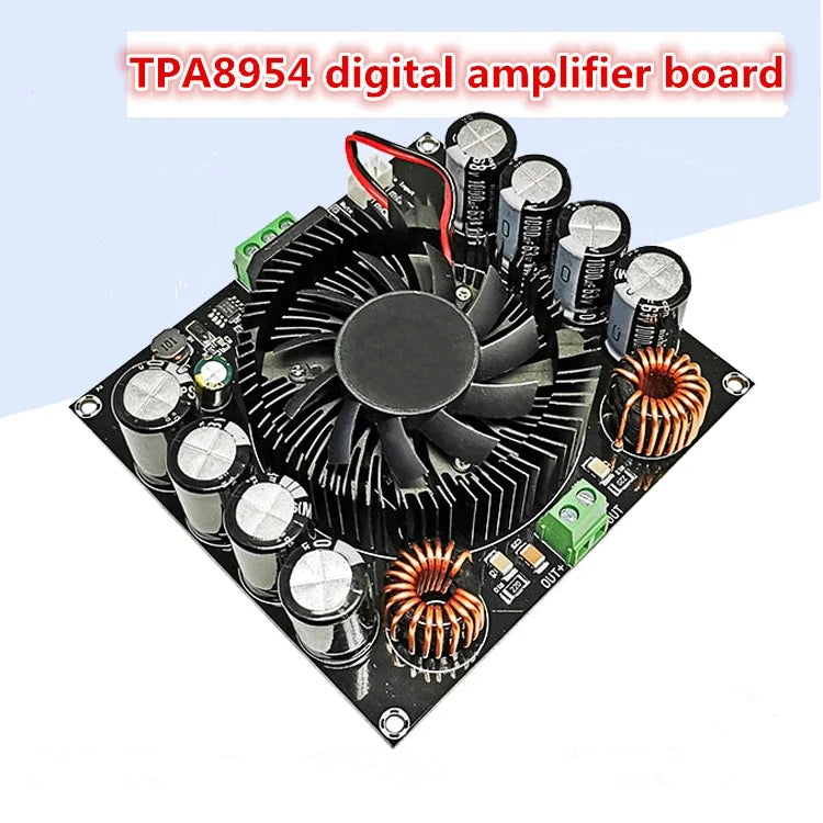 TDA8954TH Large Power Digital Audio Amplifier Board 420W Subwoofer Board Sound Amplifier Audio for Stereo Speaker Dual 24V