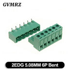 5Set/lot KF2EDGK Terminal Block Male Female 5.08 mm Plug-in Seal PCB Connector 2EDG PCB 2P 3P 4P 5P 6P 7P 8P 9P 10P 12P