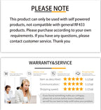 SIXWGH Smart Wireless Switch RF433Mhz Self-Powered Push Button Wall Panels Remote Controller Light Switch Waterproof Wall Switch