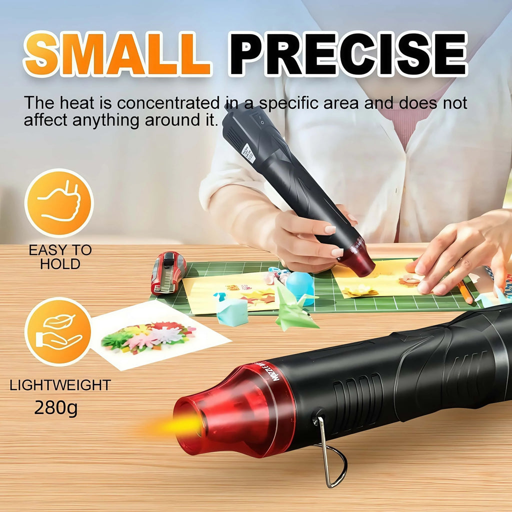 220V Hot Air Gun Soldering Temperature Blower Gun DIY Crafts Electric Power Hot Dryer Mini Heat Gun For Shrink Tubing Car Wrap