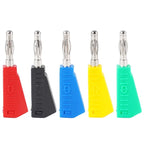 40/200Pcs 4mm Banana Plug Stackable Banana Audio Connector Copper Nickel Plated Soldering Electrical Terminal Banana Plugs
