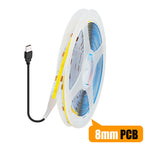 5V USB 3MM 5MM PCB COB LED Strip Light White/Red/Green/Pink/Ice Blue/Yellow TV Backlights DC5V 320Led Flex Night Lamp Home Decor