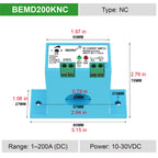BEMD200 DC Current Sensor 1-200A 10-30VDC Current Transformer Overcurrent Protection Relay Current Detection Switch PLC