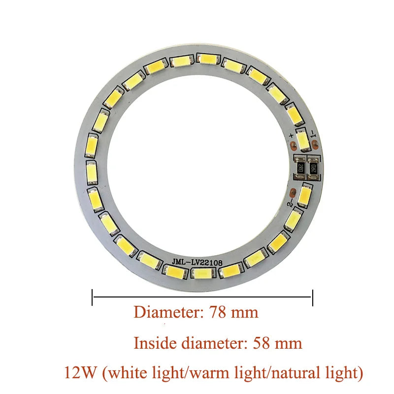 DC5V Dimmable LED Chip 5W-30W Surface Light Source SMD 5730 LED Light Beads DIY Tricolor Adjustable LED Bulb White Warm White