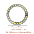 DC5V Dimmable LED Chip 5W-30W Surface Light Source SMD 5730 LED Light Beads DIY Tricolor Adjustable LED Bulb White Warm White