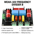 3-Way 200W 5500Hz / 5300Hz 3 Unit Home Theater High Power Audio Crossover Filters Professional Speaker Frequency Divider