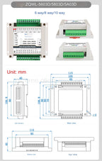 2-16 Channels Analog Inputs Data Acquisition Module 16-bit Modbus RTU Optional RS485/CAN 0-10V 0-20mA 0.1%FS Industrial Grade