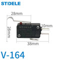 V-16 series micro-motion button limit travel switch with 3 pins, suitable for coffee machine and other small household appliance