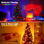 WS2812B RGBIC LED String 5M-20M Dream Color Party Christmas Lights Individually Addressable String Lights Waterproof USB DC DC5V