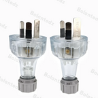 Bolantez 1pcs SAA Rewirable Plug Socket Australian Female Socket 3 Prong Electrical Socket Grounded Rewire Socket DIY Assembled