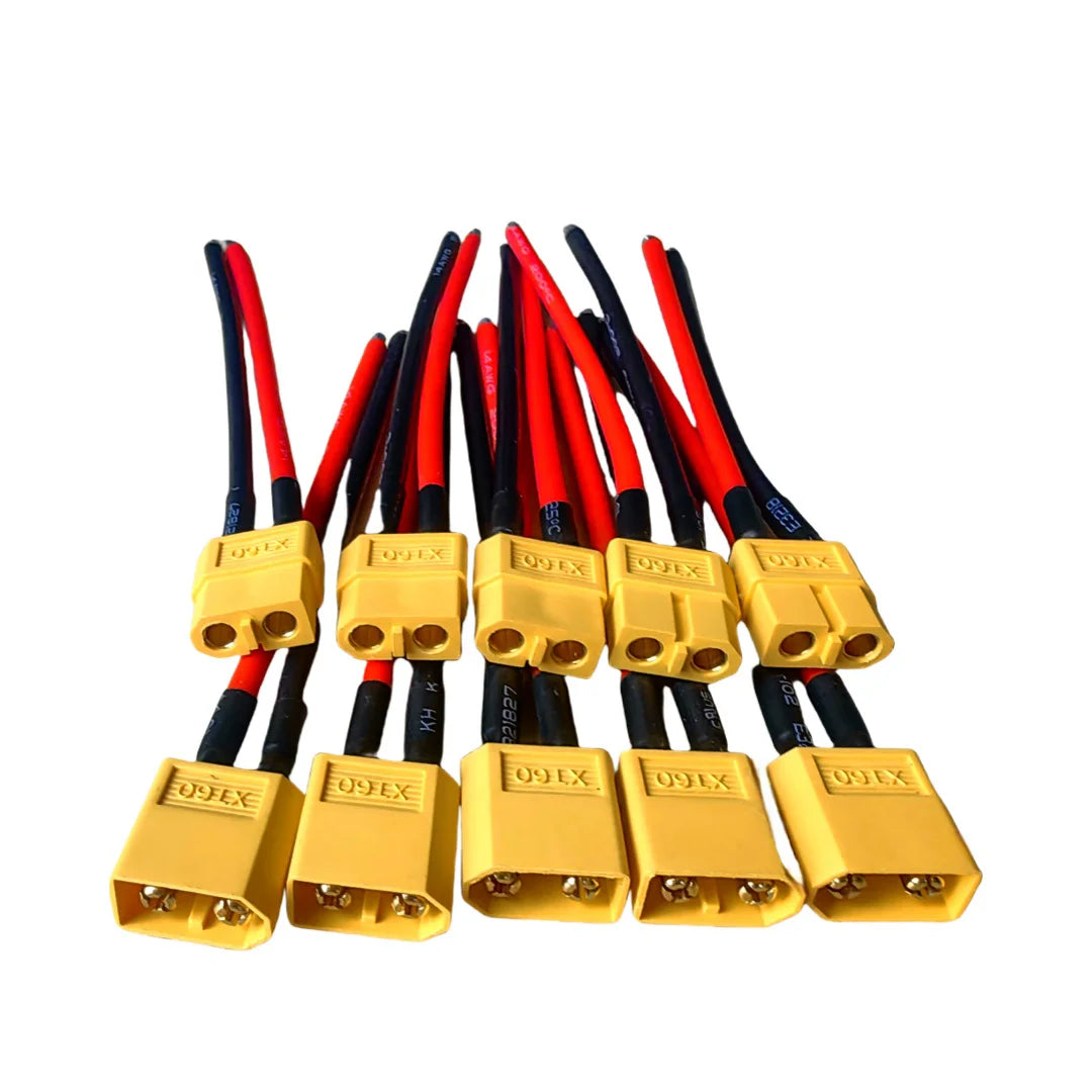 XT60 Male Female Bullet Connectors Plug Adapter With 14 AWG Silicon Wire For ESC Lipo Battery Extension Quadcopter Multicopter