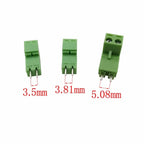 5Pairs 15EDG KF2EDG 3.5mm 3.81mm 5.08mm PCB Screw Terminal Block 2P-12 Pin Male Plug Female Socket Pin Header Wire Connector
